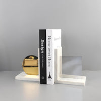 Serre-livre marbre | Reflet