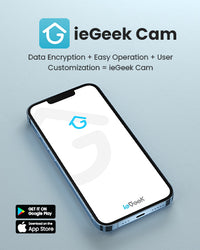 ieGeek sonnette vidéo sans fil avec carillon 2K HD sonnette caméra, sonnette de porte de sécurité pour maison intelligente Message vocal et changeur