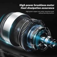 Meuleuse d'angle électrique sans balais 1000 W, 125 mm, 3 vitesses, outil de découpe et de travail du bois, compatible avec les batteries Makita 18 V.