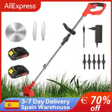 Tondeuse à gazon électrique portative rechargeable, réglable et pliable, coupe-bordures de jardin, outil électrique pour la maison, compatible avec les batteries Makita 18 V.