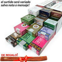 Encens Satya Original 180g Fabriqué en Inde Myrrhe Palo Santo Namaste Méditation Karma Aaruda Sauge Blanche Bois de Santal Sandalo Champa Arbre de Vie Nirvana Mirra Copal Scellé en usine Désodorisant thérapeutique relaxant