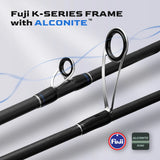 Canne à pêche HANDING Miracle Sensitiv 90 g, canne à pêche légère, blank en carbone 40T, canne casting, anneaux FUJI® A, action rapide