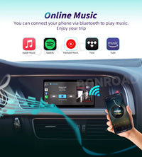 Adaptateur d'interface sans fil BONROAD CarPlay Android Auto pour Audi A4 B8 A5 Q5 2009-2015 avec AirPlay Mirror Link et Bluetooth