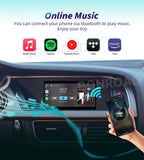 Adaptateur d'interface sans fil BONROAD CarPlay Android Auto pour Audi A4 B8 A5 Q5 2009-2015 avec AirPlay Mirror Link et Bluetooth