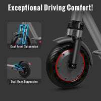 SUNNIGOO N7PRO 350W adulte Scooter électrique avec APP 36V 10.4Ah Escooter 30 km/h Kick Scooter léger longue portée 30km Scooter