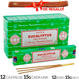 Encens Satya Original 180g Fabriqué en Inde Myrrhe Palo Santo Namaste Méditation Karma Aaruda Sauge Blanche Bois de Santal Sandalo Champa Arbre de Vie Nirvana Mirra Copal Scellé en usine Désodorisant thérapeutique relaxant