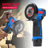 Meuleuse d'angle miniature 12 V 19 500 tr/min, sans fil, batterie lithium rechargeable, puissance Cushing.