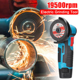 Meuleuse d'angle miniature 12 V 19 500 tr/min, sans fil, batterie lithium rechargeable, puissance Cushing.