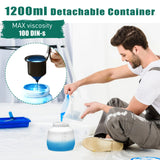 Pistolet à peinture HYCHIKA 1200 ml, 4 buses, 600 W, facile à utiliser, haute qualité, outil électrique