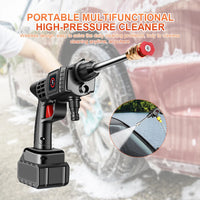 50Bar 200W Wireless High Pressure Car Wash Washer Gun 30000mAh Battery Foam Generator Water Gun Cleaner Car Washing Machine