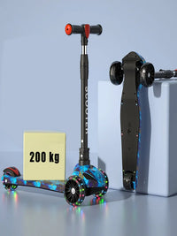 Trottinette enfant pliable et réglable Yo-yo, adaptée aux enfants de 2 à 10 ans