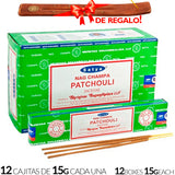 Encens Satya Original 180g Fabriqué en Inde Myrrhe Palo Santo Namaste Méditation Karma Aaruda Sauge Blanche Bois de Santal Sandalo Champa Arbre de Vie Nirvana Mirra Copal Scellé en usine Désodorisant thérapeutique relaxant