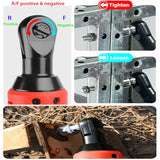 Tournevis Électrique Rechargeable Sans Fil, Vis de Retrait, Écrou, Outils de Réparation de Voiture, Cliquet à Angle Droit, 3/8