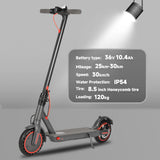 SUNNIGOO N7PRO 350W adulte Scooter électrique avec APP 36V 10.4Ah Escooter 30 km/h Kick Scooter léger longue portée 30km Scooter