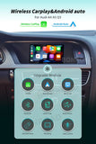 Adaptateur d'interface sans fil BONROAD CarPlay Android Auto pour Audi A4 B8 A5 Q5 2009-2015 avec AirPlay Mirror Link et Bluetooth