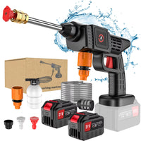 Nettoyeur à eau haute pression sans fil, odorà eau, générateur de pulvérisation de mousse, machine à laver de voiture, maison, outils de livres, Max 70Bar, 30000mAh