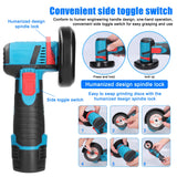 Meuleuse d'angle miniature 12 V 19 500 tr/min, sans fil, batterie lithium rechargeable, puissance Cushing.