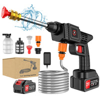 Nettoyeur à eau haute pression sans fil, odorà eau, générateur de pulvérisation de mousse, machine à laver de voiture, maison, outils de livres, Max 70Bar, 30000mAh