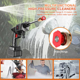 50Bar 200W Wireless High Pressure Car Wash Washer Gun 30000mAh Battery Foam Generator Water Gun Cleaner Car Washing Machine