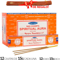 Encens Satya Original 180g Fabriqué en Inde Myrrhe Palo Santo Namaste Méditation Karma Aaruda Sauge Blanche Bois de Santal Sandalo Champa Arbre de Vie Nirvana Mirra Copal Scellé en usine Désodorisant thérapeutique relaxant