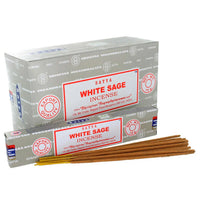 Encens Satya Original 180g Fabriqué en Inde Myrrhe Palo Santo Namaste Méditation Karma Aaruda Sauge Blanche Bois de Santal Sandalo Champa Arbre de Vie Nirvana Mirra Copal Scellé en usine Désodorisant thérapeutique relaxant