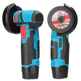 Meuleuse d'angle miniature 12 V 19 500 tr/min, sans fil, batterie lithium rechargeable, puissance Cushing.