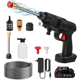 Pistolet de lavage de voiture haute pression sans fil, générateur sans fil, nettoyeur de pulvérisation électrique, machine à laver pour Makita, batterie 21V
