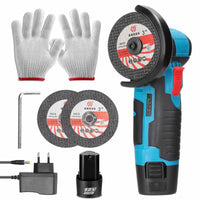 Meuleuse d'angle miniature 12 V 19 500 tr/min, sans fil, batterie lithium rechargeable, puissance Cushing.