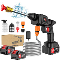 Nettoyeur à eau haute pression sans fil, odorà eau, générateur de pulvérisation de mousse, machine à laver de voiture, maison, outils de livres, Max 70Bar, 30000mAh