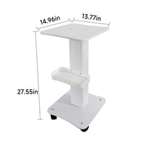 Chariot à Roulettes avec Capacité de Charge Maximale de 40kg, Chariot de Rangement d'Outils et de Meubles, Panneau Antidérapant, Roulette Rotative à 360 °