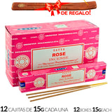 Encens Satya Original 180g Fabriqué en Inde Myrrhe Palo Santo Namaste Méditation Karma Aaruda Sauge Blanche Bois de Santal Sandalo Champa Arbre de Vie Nirvana Mirra Copal Scellé en usine Désodorisant thérapeutique relaxant