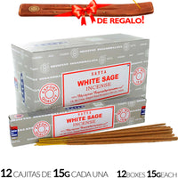 Encens Satya Original 180g Fabriqué en Inde Myrrhe Palo Santo Namaste Méditation Karma Aaruda Sauge Blanche Bois de Santal Sandalo Champa Arbre de Vie Nirvana Mirra Copal Scellé en usine Désodorisant thérapeutique relaxant