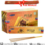 Encens Satya Original 180g Fabriqué en Inde Myrrhe Palo Santo Namaste Méditation Karma Aaruda Sauge Blanche Bois de Santal Sandalo Champa Arbre de Vie Nirvana Mirra Copal Scellé en usine Désodorisant thérapeutique relaxant