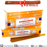 Encens Satya Original 180g Fabriqué en Inde Myrrhe Palo Santo Namaste Méditation Karma Aaruda Sauge Blanche Bois de Santal Sandalo Champa Arbre de Vie Nirvana Mirra Copal Scellé en usine Désodorisant thérapeutique relaxant