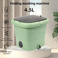 4.5L 220V portable washing bucket small travel folding washing machine sock and underwear cleaning washing machine