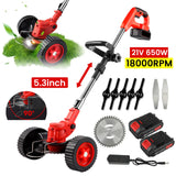 Tondeuse à gazon électrique portative rechargeable, réglable et pliable, coupe-bordures de jardin, outil électrique pour la maison, compatible avec les batteries Makita 18 V.