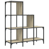 Bibliothèque en Bois et en Métal - 92x30x102 cm