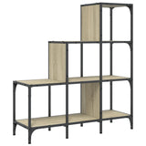 Bibliothèque en Bois et en Métal - 92x30x102 cm