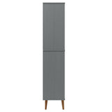 Bibliothèque en bois massif de pin - 2 tiroirs - 85 x 35 x 170,5 cm
