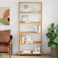 Bibliothèque en bois massif scandinave