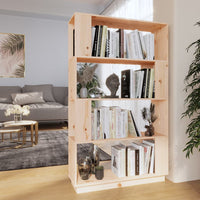 Bibliothèque en Pin - 80x25x132 cm