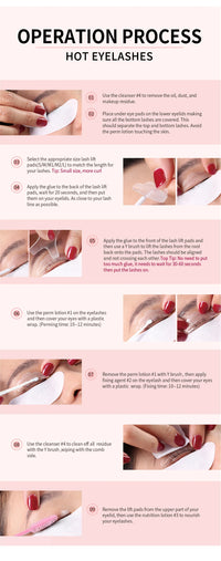 ICONSIGN – Kit de levage de cils, Version améliorée, durée de 6 à 8 semaines, rehausseur de cils, outils de maquillage