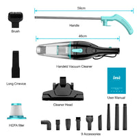 INSE R3S aspirateur filaire 16Kpa 6M cordon Extra Long aspirateur à main pour le nettoyage de voiture sol dur appareil ménager
