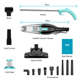 INSE R3S aspirateur filaire 16Kpa 6M cordon Extra Long aspirateur à main pour le nettoyage de voiture sol dur appareil ménager