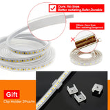Nouvelle arrivée : Bande LED 220V 4040 Haute sécurité Haute luminosité 120 LED/m 13 W/m Étanche Flexible Lumière LED La meilleure bande LED.