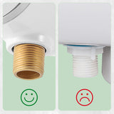 SAMODRA Bidet de toilette Ultra-mince, fixation de siège de toilette avec entrée en laiton, pression d'eau réglable, salle de bain, douche hygiénique