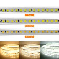 Nouvelle arrivée : Bande LED 220V 4040 Haute sécurité Haute luminosité 120 LED/m 13 W/m Étanche Flexible Lumière LED La meilleure bande LED.