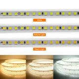 Nouvelle arrivée : Bande LED 220V 4040 Haute sécurité Haute luminosité 120 LED/m 13 W/m Étanche Flexible Lumière LED La meilleure bande LED.