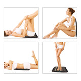 Tapis de massage chauffant pour les pieds, thérapie infrarouge, massage du dos et de la nuque, couverture électrique, coussin thermique en pierre de jade naturelle pour soulager la douleur