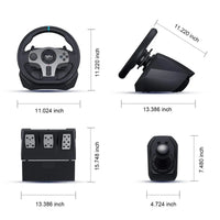 Volant de jeu PXN V9 Gen2/V9 270 ° /900 °   Simulateur de course pour PS4,PS3, PC Windows 7/8/10/11,Xbox One,Xbox Series X/S